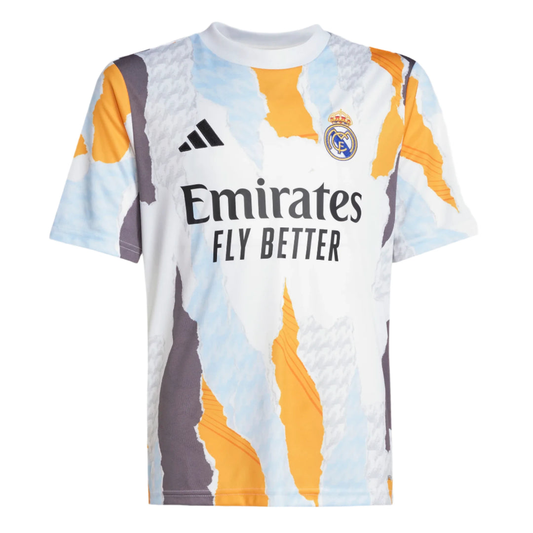 adidas Youth Real Madrid Pre-Match Jersey 24/25 Club Replica - Third Coast Soccer