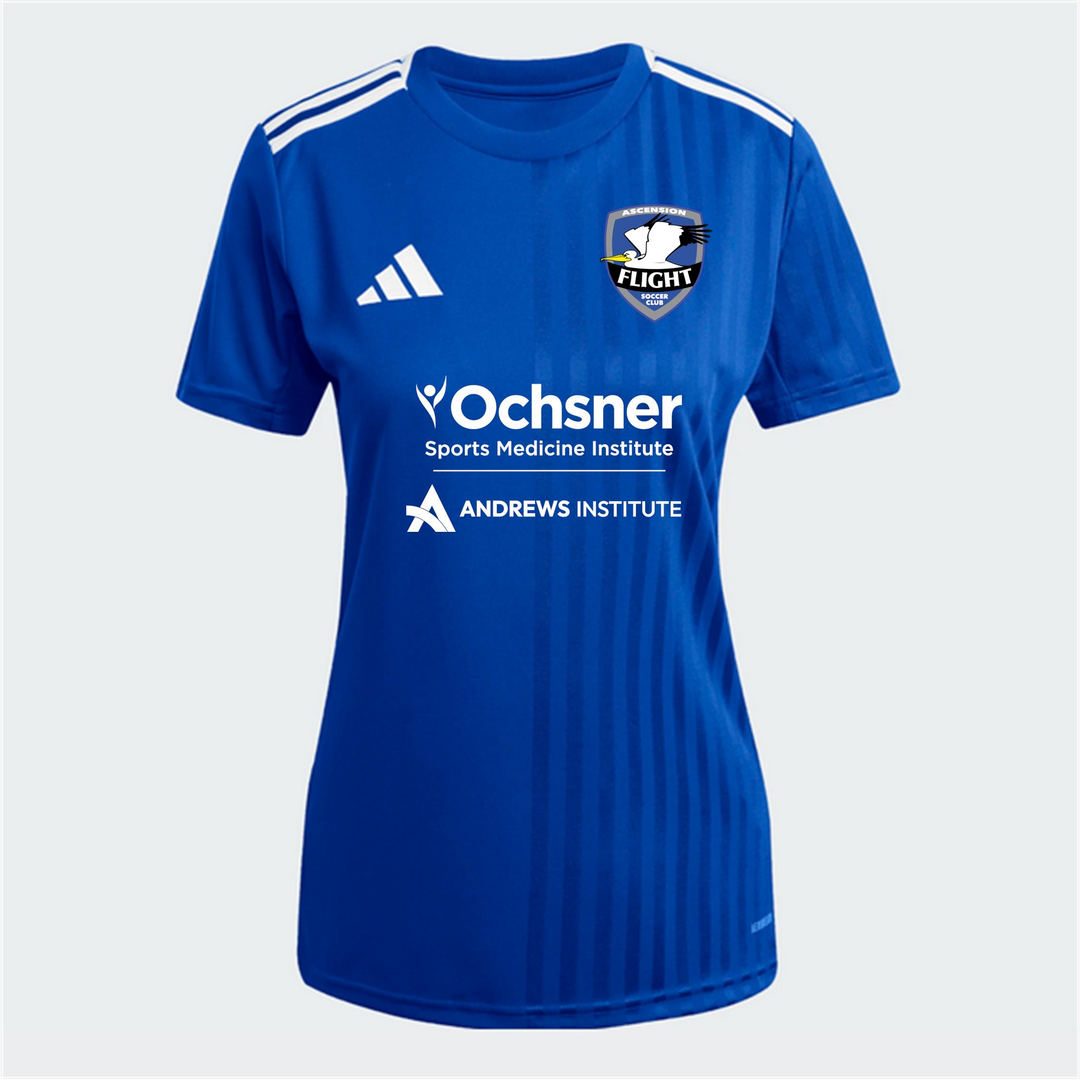 adidas AFSC Women's Campeon 25 Jersey - Royal Ascension Flight Soccer Club ROYAL/WHITE Womens XXSmall - Third Coast Soccer