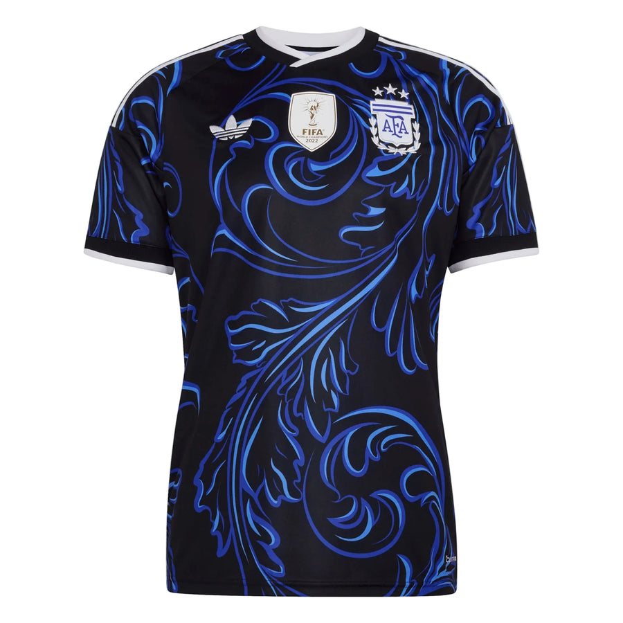 adidas AFA Argentina Away Jersey 2026 International Replica Black/Lucid Blue/Blue Burst Mens Small - Third Coast Soccer