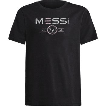 adidas Youth Messi Heritage Tee - Black Club Replica   - Third Coast Soccer