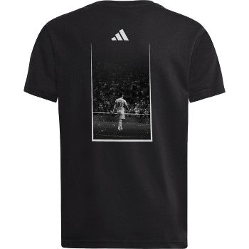 adidas Youth Messi GOAT Tee - Black Club Replica   - Third Coast Soccer