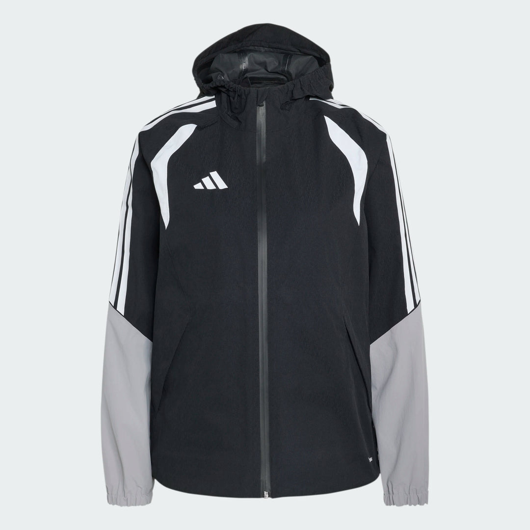 adidas Women's Tiro 26 Rain Jacket Jackets Black Womens XSmall - Third Coast Soccer