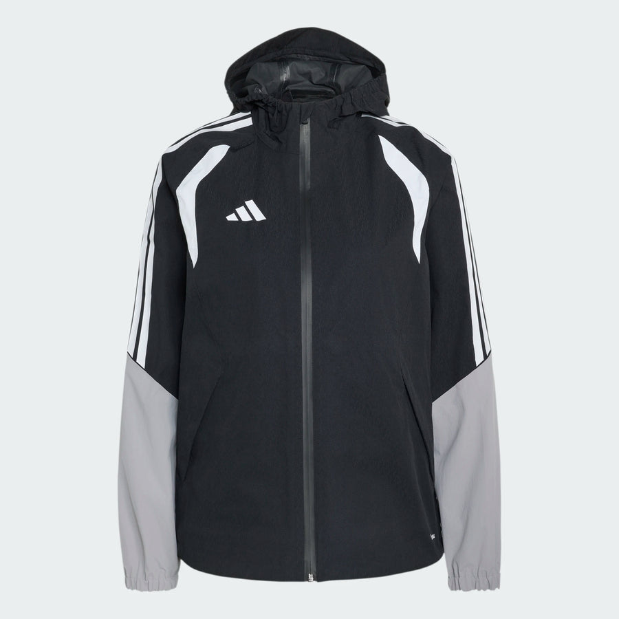 adidas Women's Tiro 26 Rain Jacket Jackets Black Womens XSmall - Third Coast Soccer