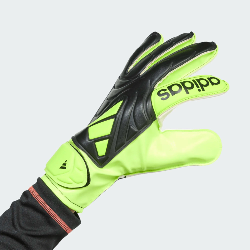 adidas Copa Club Goalkeeper Glove - Black/Lucid Lemon Gloves - Third Coast Soccer