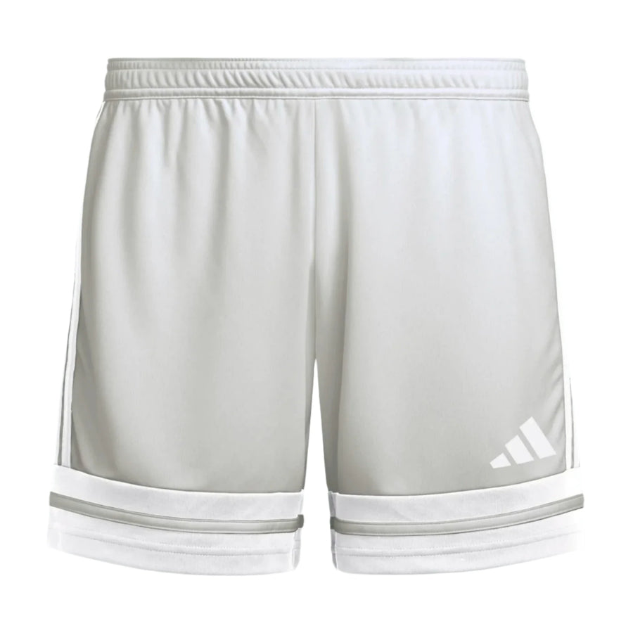 adidas CSC Youth Squadra 25 Short - Light Grey/White Calcasieu Soccer Club 25-27 - Third Coast Soccer