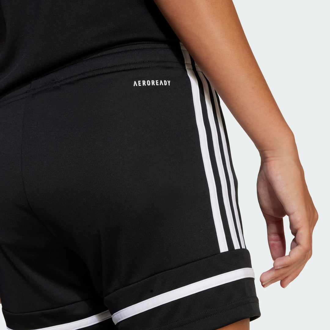 adidas Girls Squadra 25 Short - Black/White Shorts - Third Coast Soccer