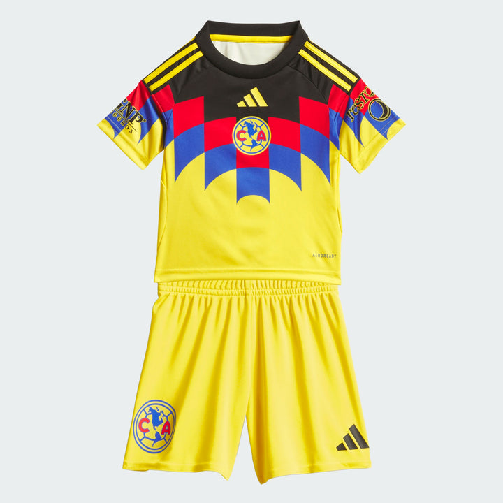 adidas Club America Home Mini Kit 25/26 Club Replica Baby Yellow 2T - Third Coast Soccer