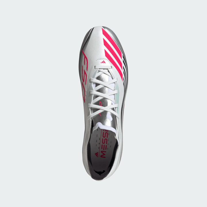 adidas F50 Messi Pro FG - White/Red/Silver Men's Footwear - Third Coast Soccer