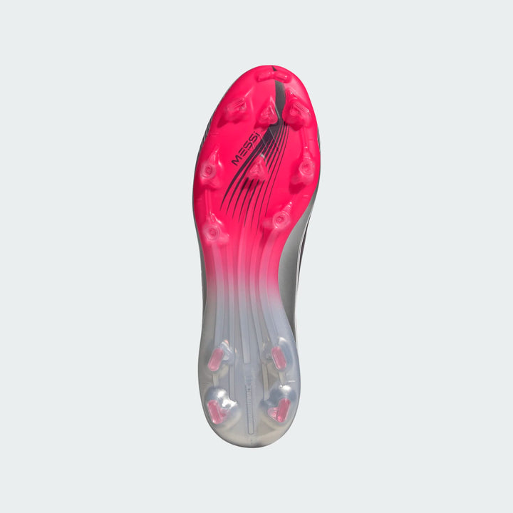 adidas F50 Messi Pro FG - White/Red/Silver Men's Footwear - Third Coast Soccer