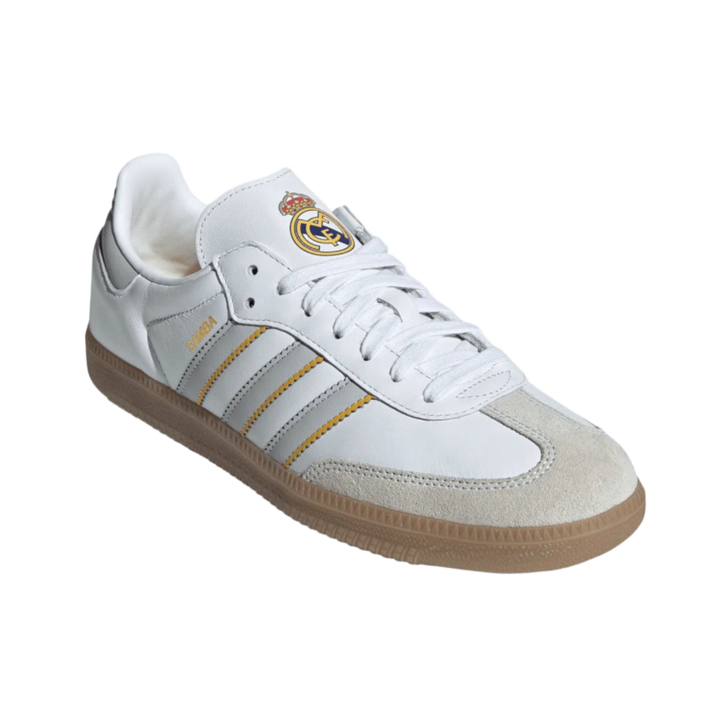 adidas Samba ホワイト/ゴールド レアル・マドリード adidas Real Madrid Samba – Third Coast Soccer