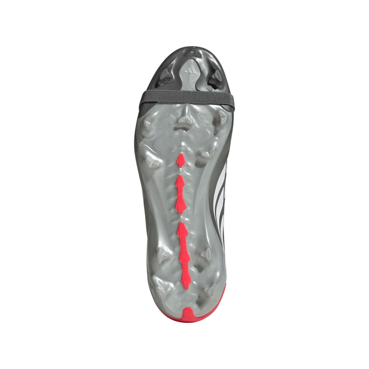 adidas Youth Predator League FG - Iron/Metallic/Red Youth Footwear - Third Coast Soccer