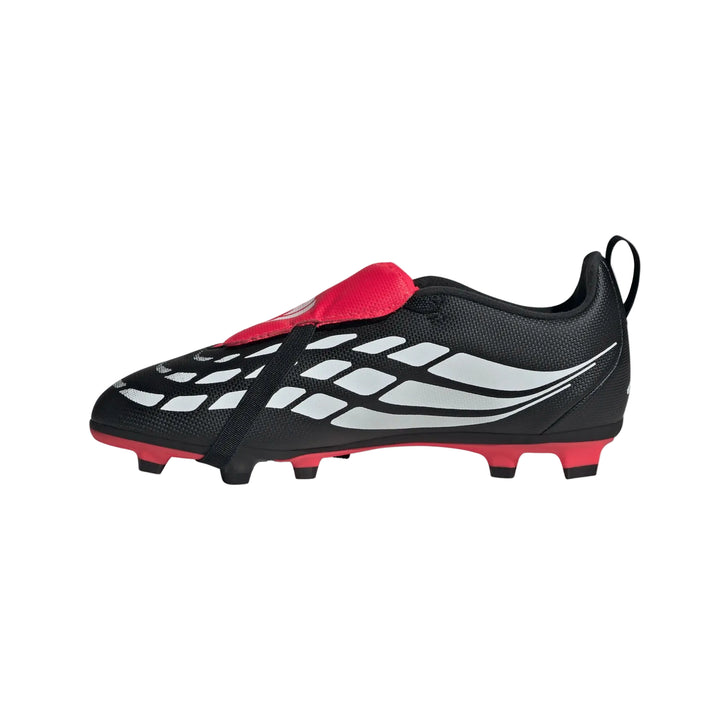 adidas Youth Predator Club FT FG - Black/White/Red Youth Footwear - Third Coast Soccer