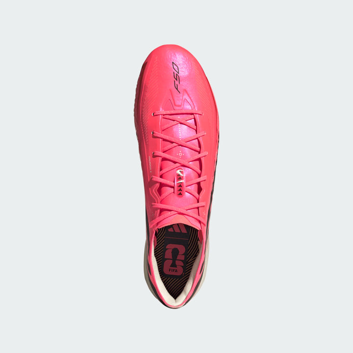 adidas F50 Hyperfast Elite FG - Solar Turbo/Black Men's Footwear - Third Coast Soccer