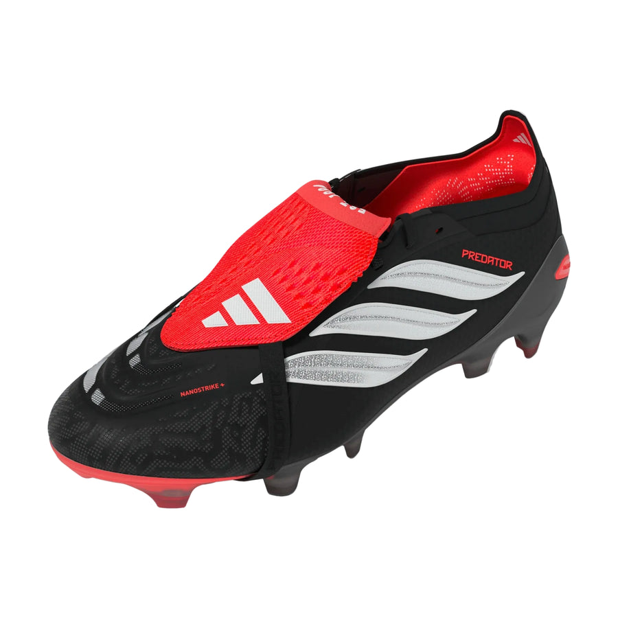 adidas Predator Elite FT FG - Black/White/Red Men's Footwear - Third Coast Soccer