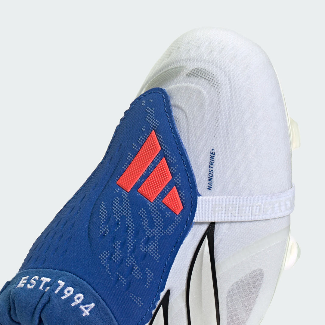 adidas Predator Elite FG - White/Metallic/Royal Men's Footwear - Third Coast Soccer