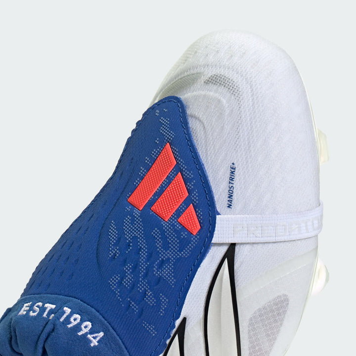 adidas Predator Elite FG - White/Metallic/Royal Men's Footwear - Third Coast Soccer