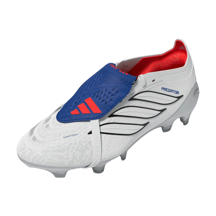 adidas Predator Elite FG - White/Metallic/Royal Men's Footwear Feather White/Metallic/Royal Blue Mens 6.5 - Third Coast Soccer