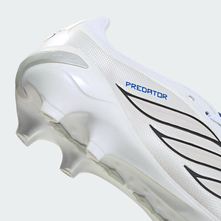 adidas Predator League FG - White/Metallic/Royal Men's Footwear - Third Coast Soccer