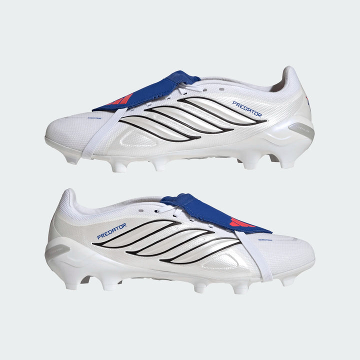 adidas Predator League FG - White/Metallic/Royal Men's Footwear - Third Coast Soccer