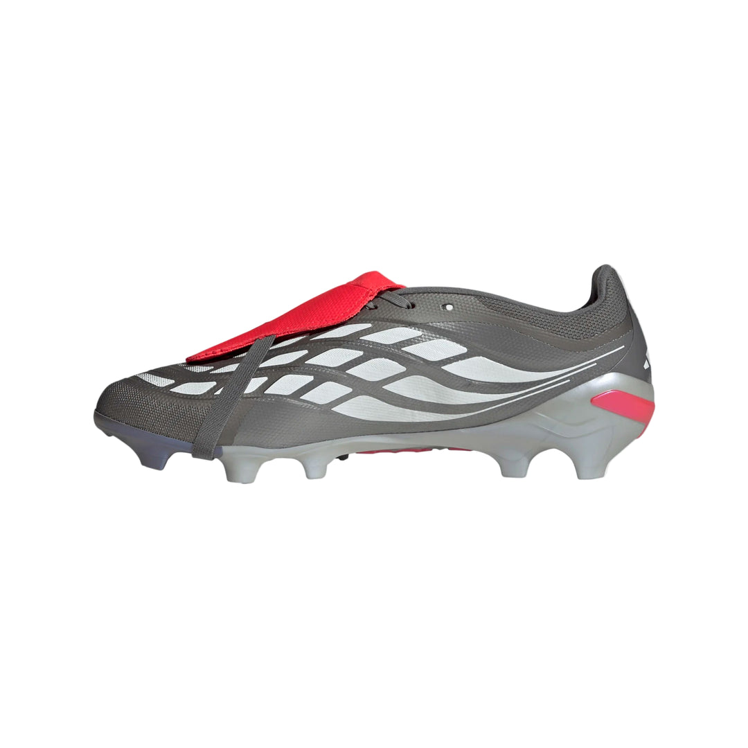 adidas Predator League FG - Iron/Metallic/Red Men's Footwear - Third Coast Soccer