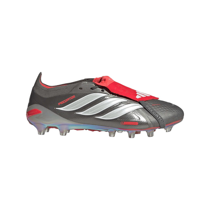adidas Predator Elite AG - Iron/White/Red Men's Footwear - Third Coast Soccer