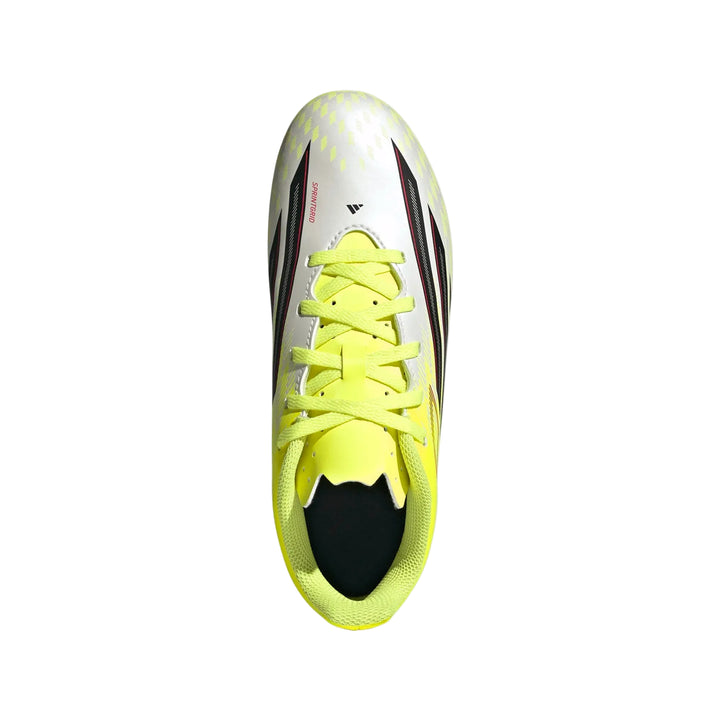 adidas Youth F50 Club FG - Yellow/Black/Red Youth Footwear - Third Coast Soccer