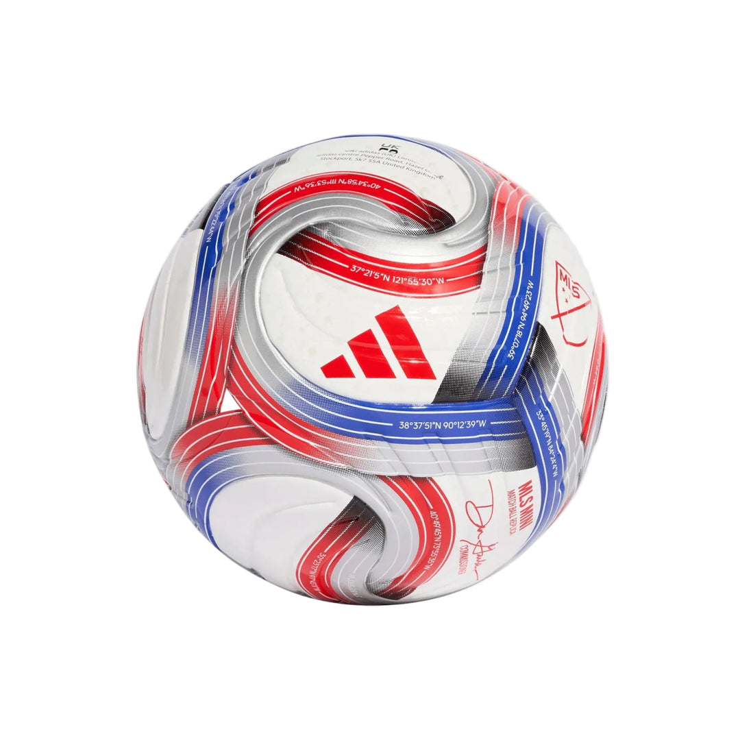 adidas MLS 26 Mini Ball - White/Blue/Red Balls - Third Coast Soccer