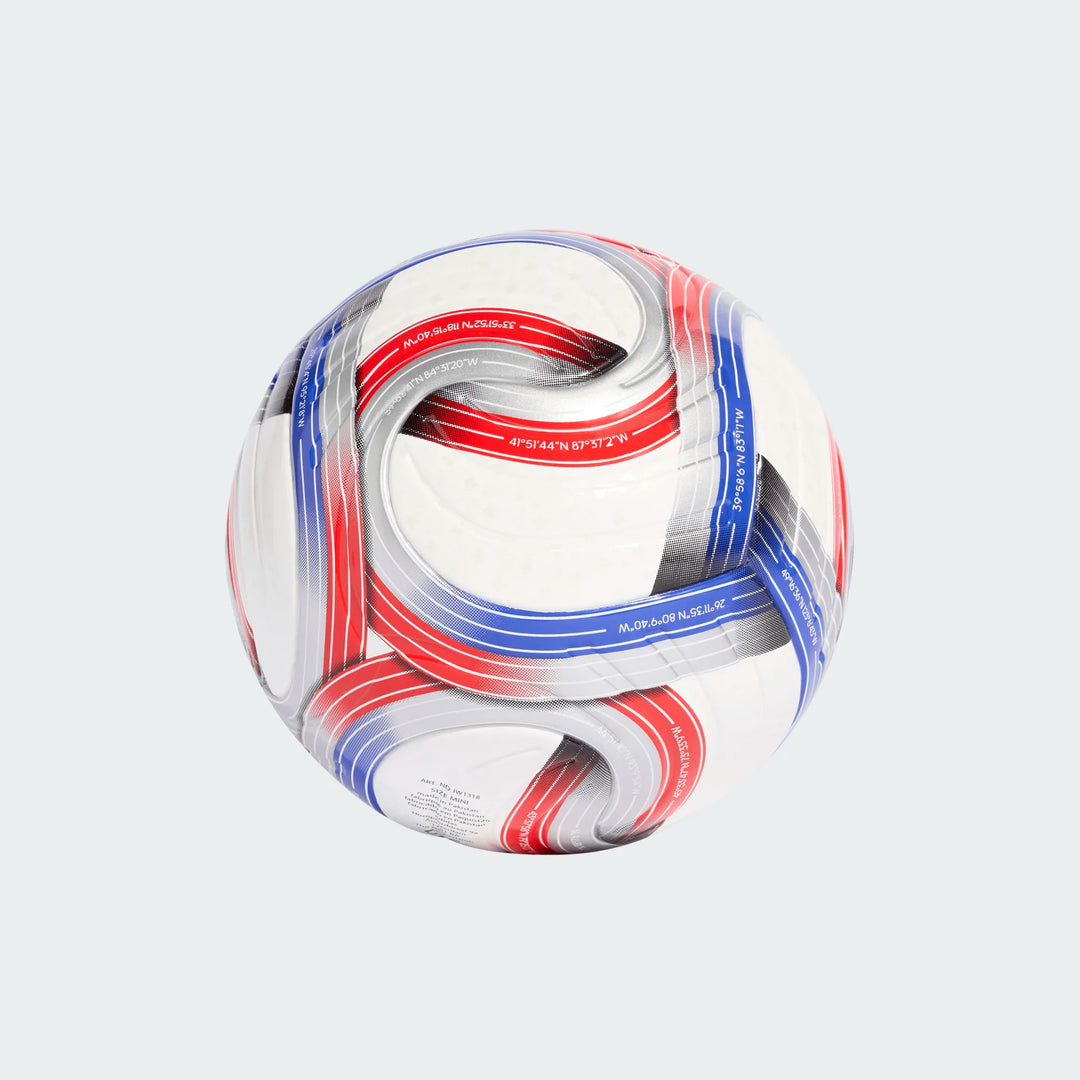 adidas MLS 26 Mini Ball - White/Blue/Red Balls - Third Coast Soccer