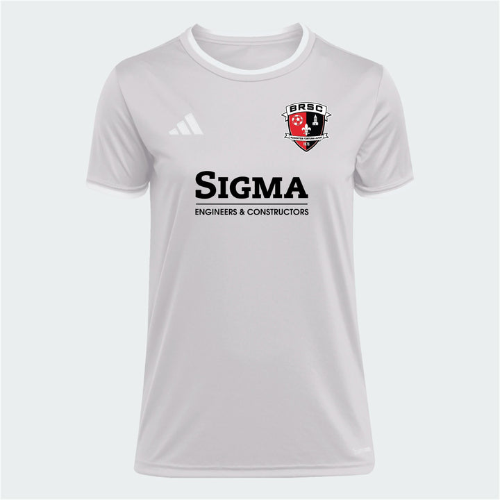adidas BRSC Women's Entrada 26 Jersey - Grey BRSC 2026-2028 Team Light Grey/White Womens XSmall - Third Coast Soccer