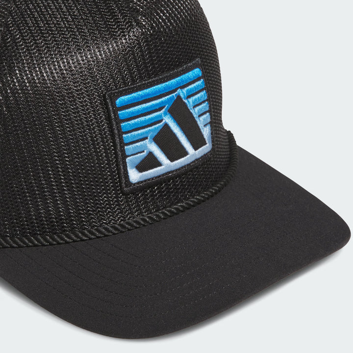 adidas Novelty Mesh 5-Panel Rope Hat - Black Hats - Third Coast Soccer