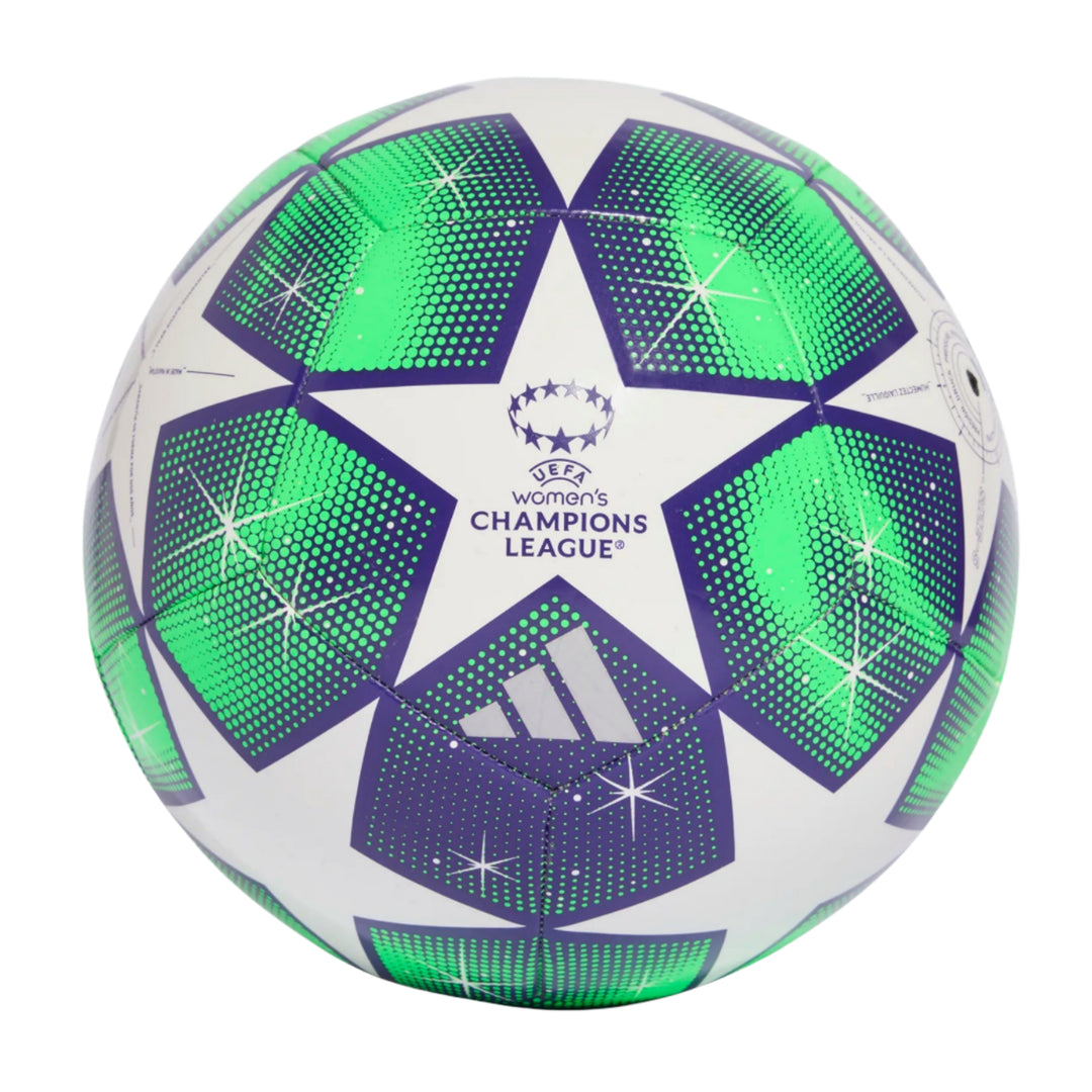 adidas UWCL Club Ball 25/26 - White/Green/Purple Balls - Third Coast Soccer