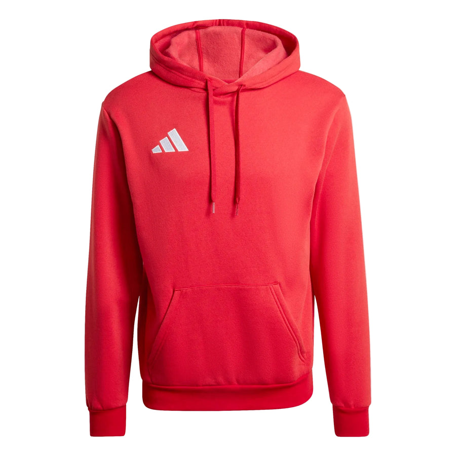 adidas Entrada 26 Hoody - Red Training Wear Team Power Red/White Mens Small - Third Coast Soccer
