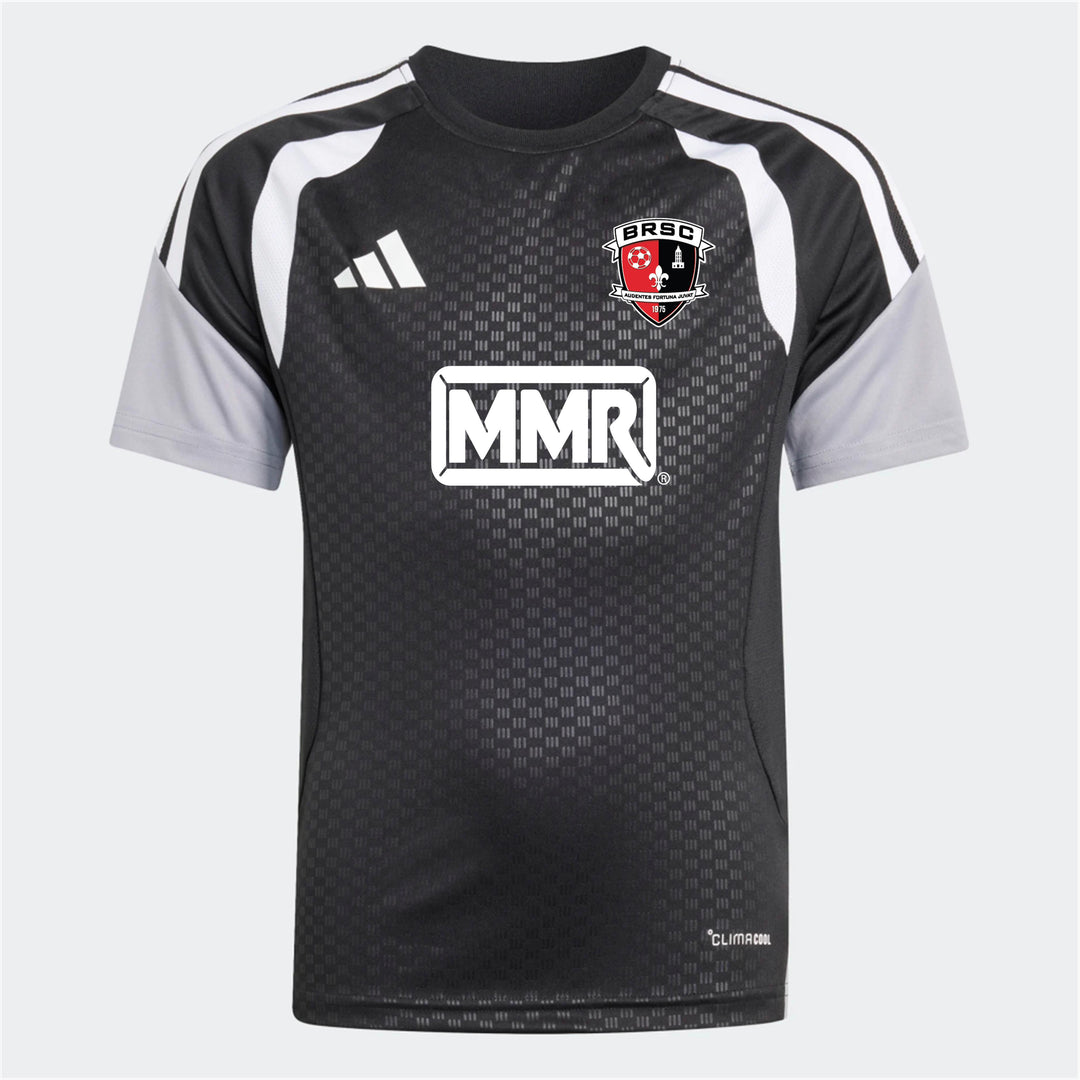 adidas BRSC Youth Tiro 26 Comp TRG Jersey - Black BRSC 2026-2028 Black/Light Onix Youth XSmall - Third Coast Soccer