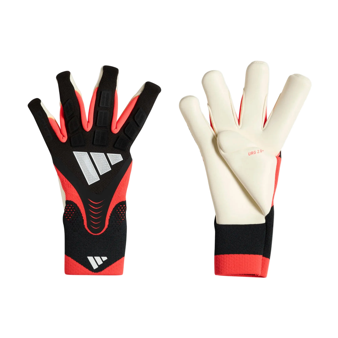 adidas Predator Pro Hybrid Goalkeeper Glove - Black/Red Gloves - Third Coast Soccer