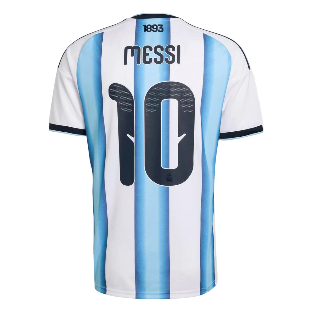 adidas AFA Argentina Messi Home Jersey 2026 International Replica White/Ice Blue Mens Small - Third Coast Soccer