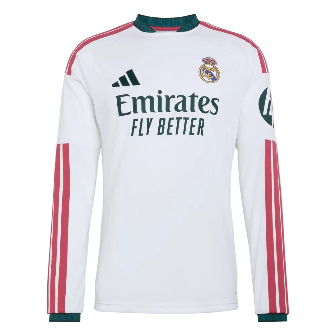 adidas Real Madrid Home LS Jersey 26/27 Club Replica White Mens Small - Third Coast Soccer