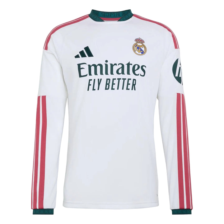 adidas Real Madrid Home LS Jersey 26/27 Club Replica White Mens Small - Third Coast Soccer