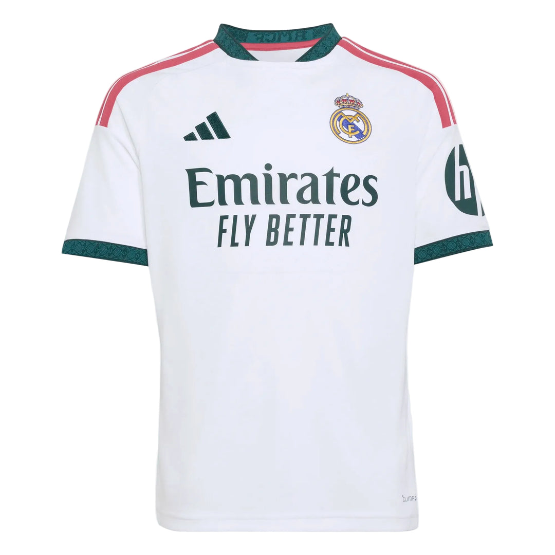 adidas Youth Real Madrid Home Jersey 26/27 Club Replica White Youth Small - Third Coast Soccer