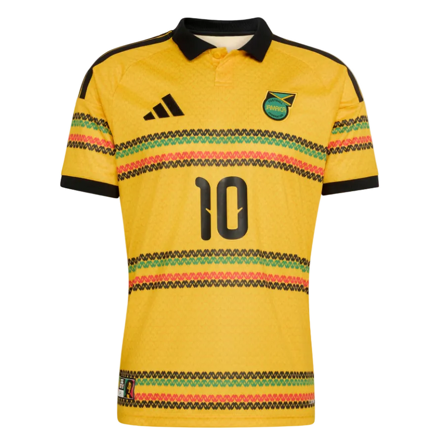 adidas JFF Jamaica Marley 10 Home Jersey 2026 International Replica - Third Coast Soccer