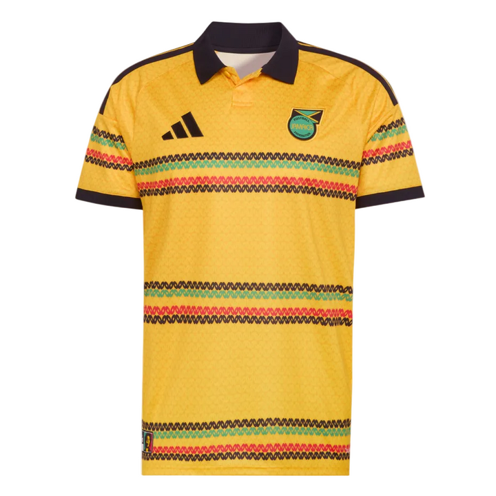 adidas JFF Jamaica Home Jersey 2026 International Replica Bold Gold Mens Small - Third Coast Soccer