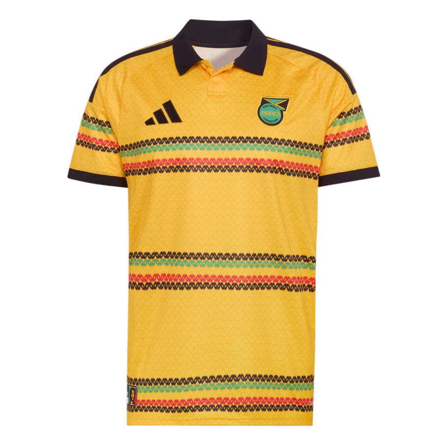 adidas JFF Jamaica Home Jersey 2026 International Replica Bold Gold Mens Small - Third Coast Soccer