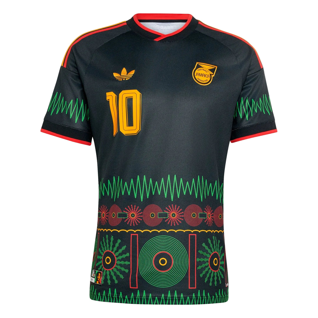 adidas JFF Jamaica Marley 10 Away Jersey 2026 International Replica - Third Coast Soccer