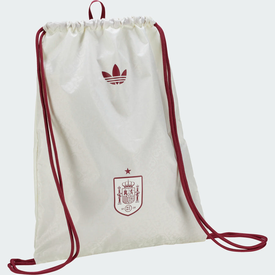 adidas RFEF Spain Gymsack Bags Off White/Better Scarlet - Third Coast Soccer