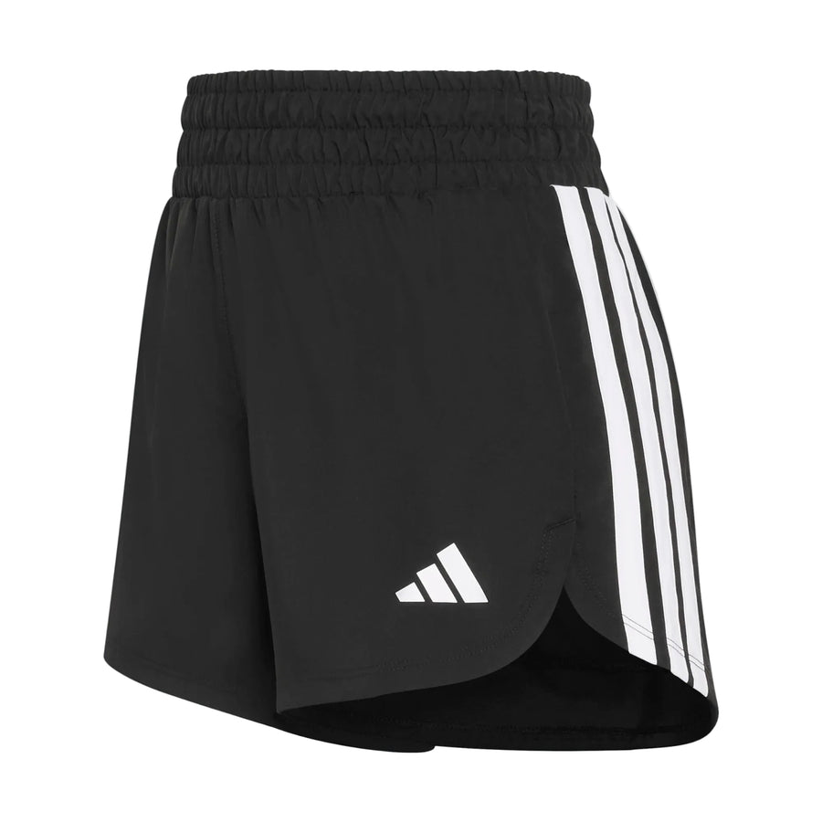 adidas Women's Pacer Workout Woven HR Shorts - Black Shorts - Third Coast Soccer
