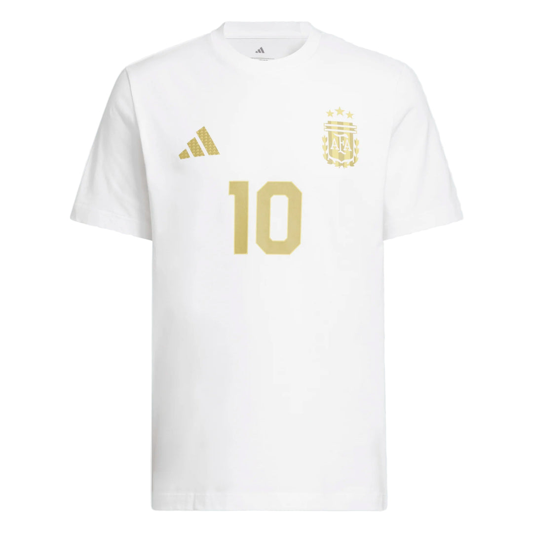 adidas Argentina Messi Tee - White International Replica - Third Coast Soccer
