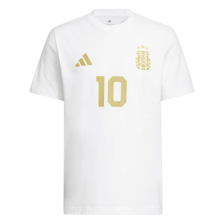 adidas Argentina Messi Tee - White International Replica - Third Coast Soccer