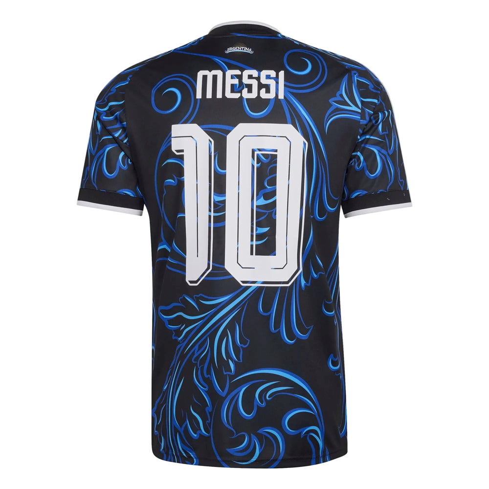 adidas AFA Argentina Away Messi Jersey 2026 International Replica Black Mens Small - Third Coast Soccer