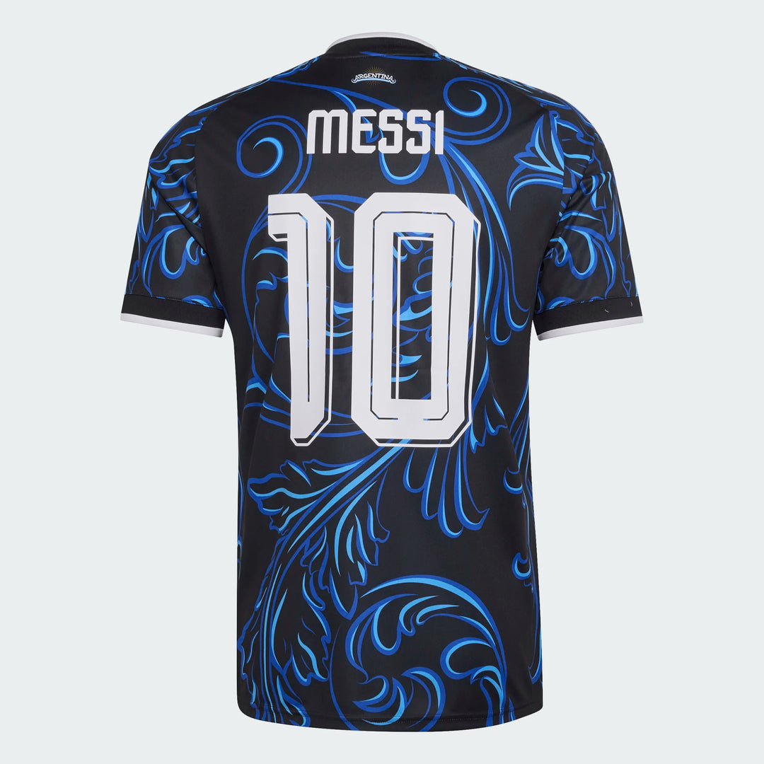adidas AFA Argentina Away Messi Jersey 2026 International Replica Black Mens Small - Third Coast Soccer