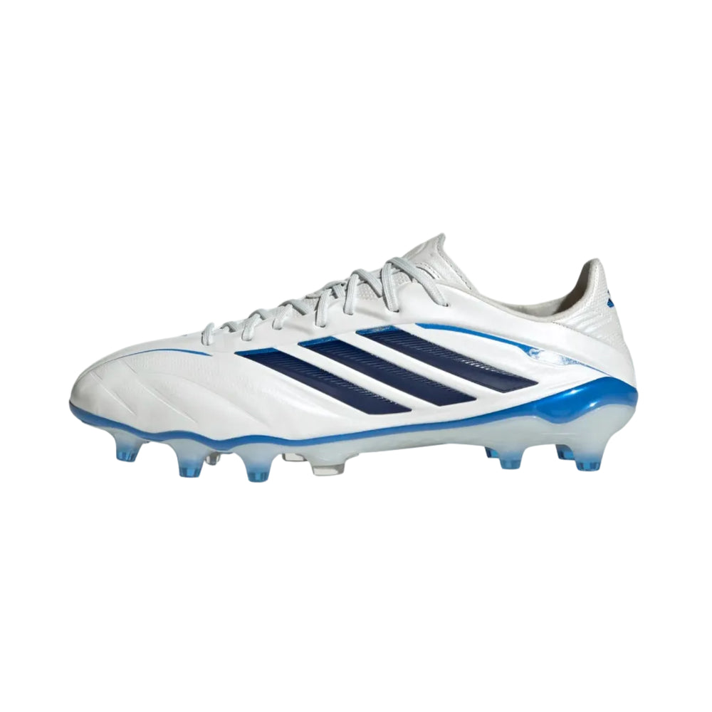 adidas Copa Pure IV Elite FG - White/Metallic/Blue Men's Footwear - Third Coast Soccer