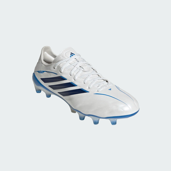adidas Copa Pure IV Elite FG - White/Metallic/Blue Men's Footwear - Third Coast Soccer